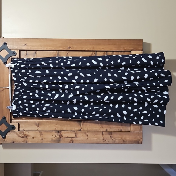 Wilfred Navy Blue Faun Wide Leg Cropped Pants L - Picture 3 of 15